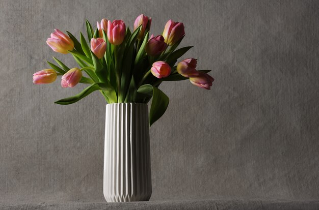 Mooie roze tulpen