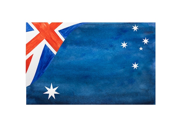 Mooie tekening van de australische vlag.