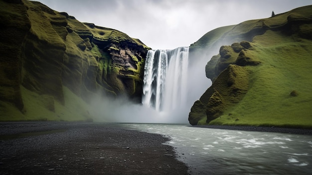 Mooie torrent van skogafoss 7