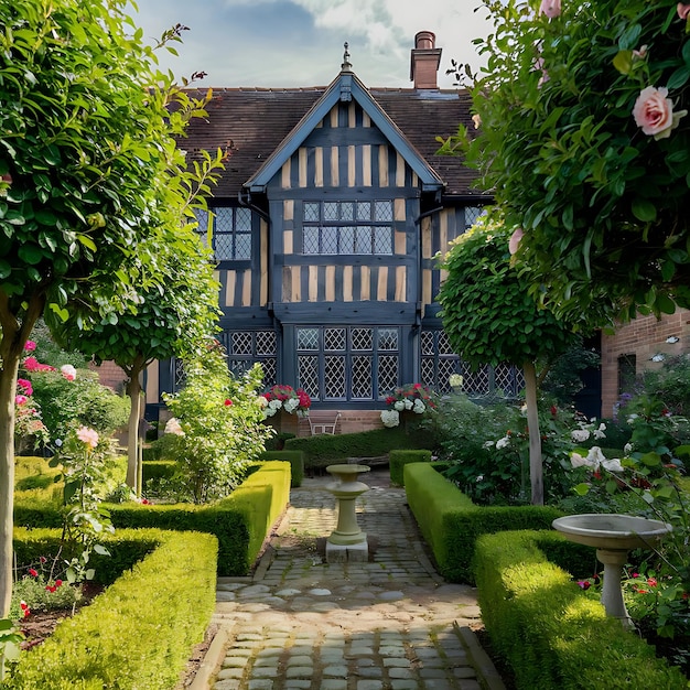 Mooie tuin voor het mooie huis.
