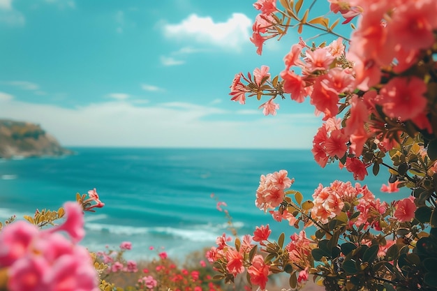 Foto mooie verborgen strandvakantie gegenereerd door ai