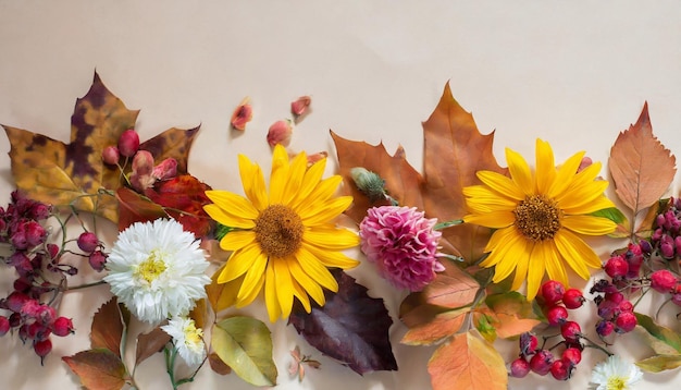 Mooie voorjaarsbloemen op een lichtroze achtergrond