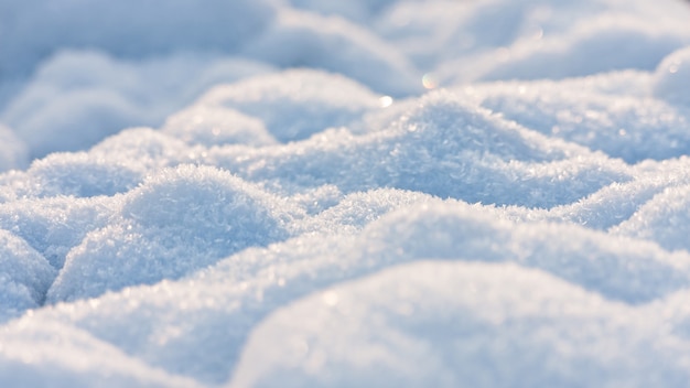 Mooie winter textuur van sneeuw