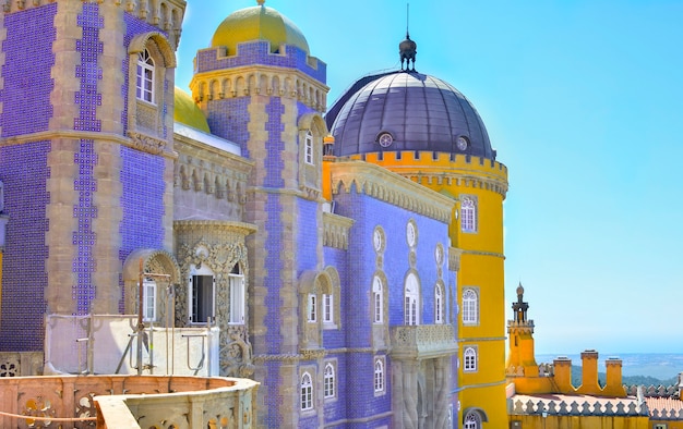 Mooiste paleis pena in sintra in portugal