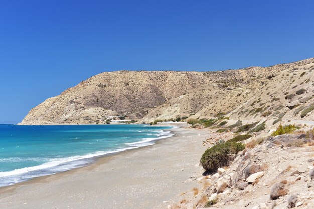 Mooiste uitzicht op de middenzee, kreta, griekenland