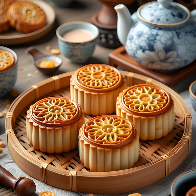 Photo moon cake amp malaysia landscape