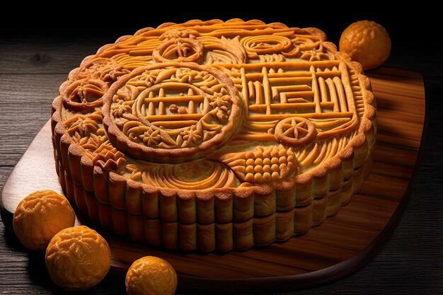 Photo moon cake