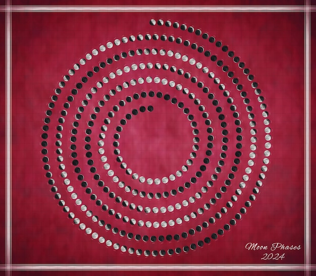 Moon Calendar 2024 Spiral Moon Phases