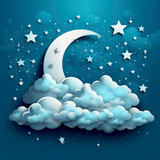 moon and cloud background