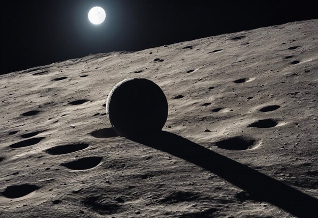 Photo moon earth celestial companion