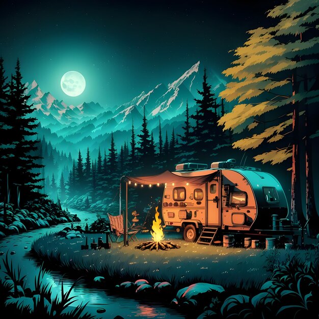 Moon Glow Camping