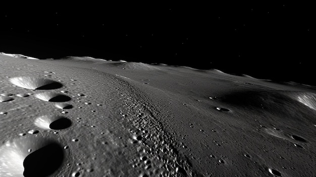 写真 夜の空の月 地球の背景から