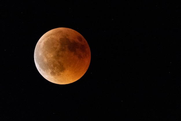 La luna è il satellite naturale della terra (eclipse)