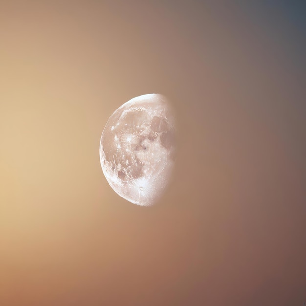 Foto la luna nel cielo notturno