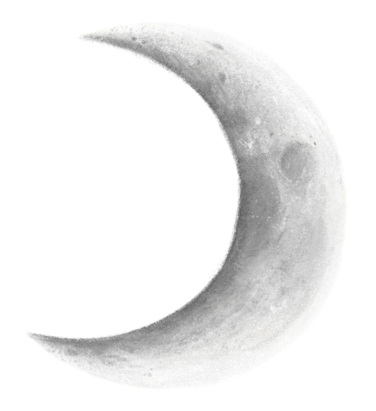 Foto moon png esthetische illustratie doorzichtige achtergrond
