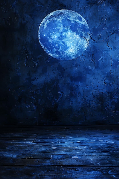 Moon Shadow Cast on Wall Mysterious and Enchanting With a De Creative Photo Of Elegant Background
