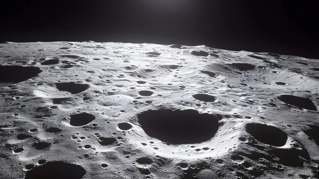 Moon surface background