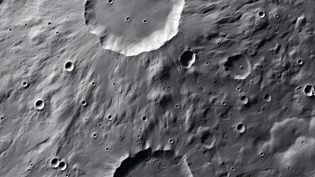 Photo moon surface texture background lunar soil texture generative ai