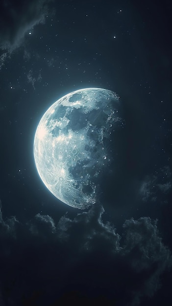Moon visual photo album full of brightly shining moments