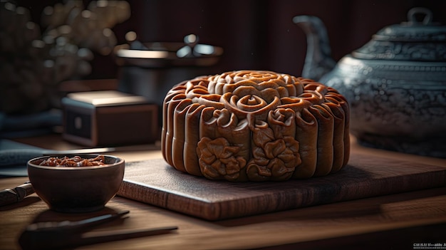 Mooncake illustration