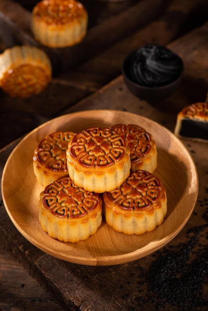 Mooncakes van het Chinese Midherfstfestival