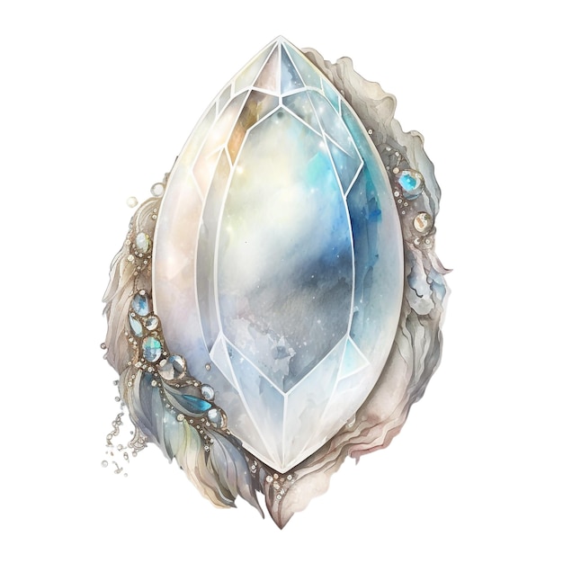 Moonstone watercolor 15