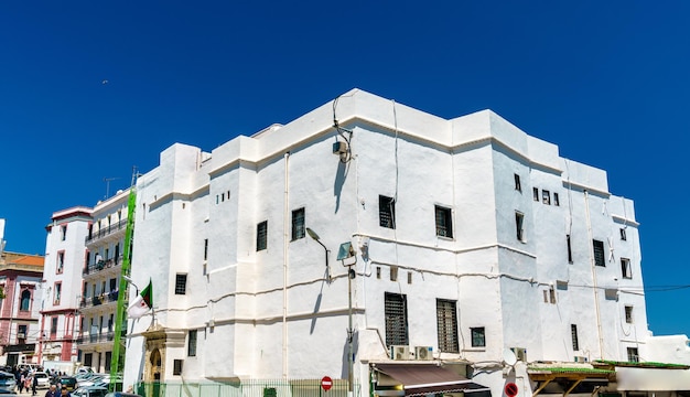 Photo moorish revival architecture in algiers, the capital of algeria