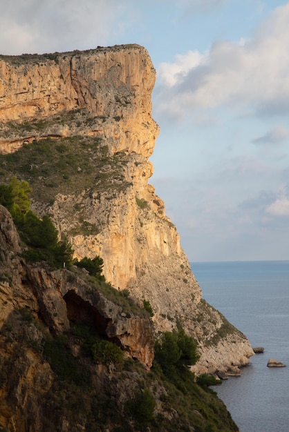 Moraig Cove Cliffs Alicante Spain