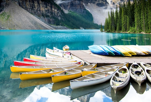 Moraine Lake in Banff national park