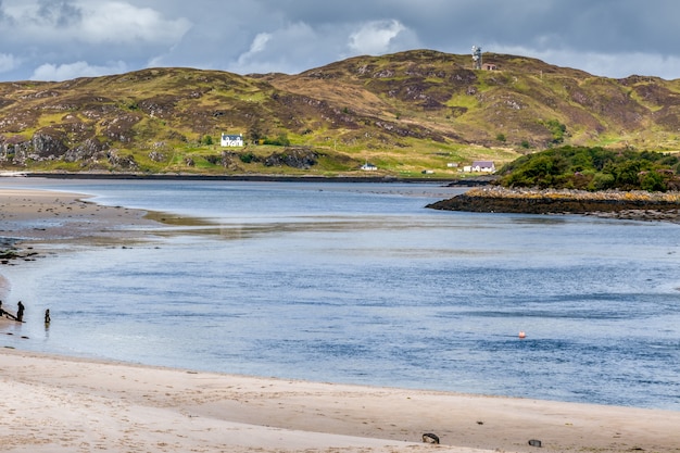 MORAR ESTUARY, SCOTTISH HIGHLANDS/UK - MAY 19 : View of  the estuary of Morar Bay in the West H.ighlands of Scotland on May 19, 2011