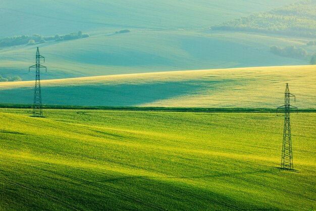 Foto moravisch zomerlandschap