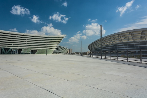 Foto mordenplafond op openbaar gebouw