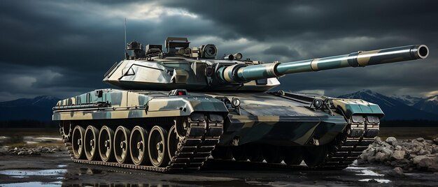 Mordern leger transport militaire oorlog tank achtergrond