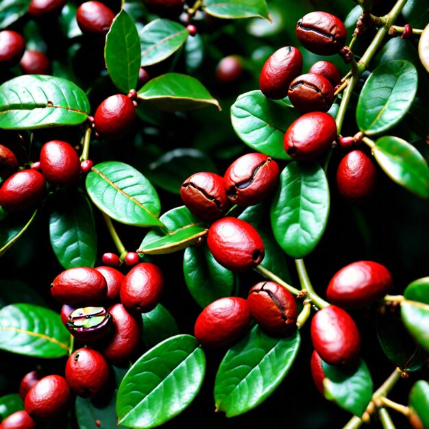 Foto morning brew magic coffee bean fantasy (fantasia del caffè magico del mattino)