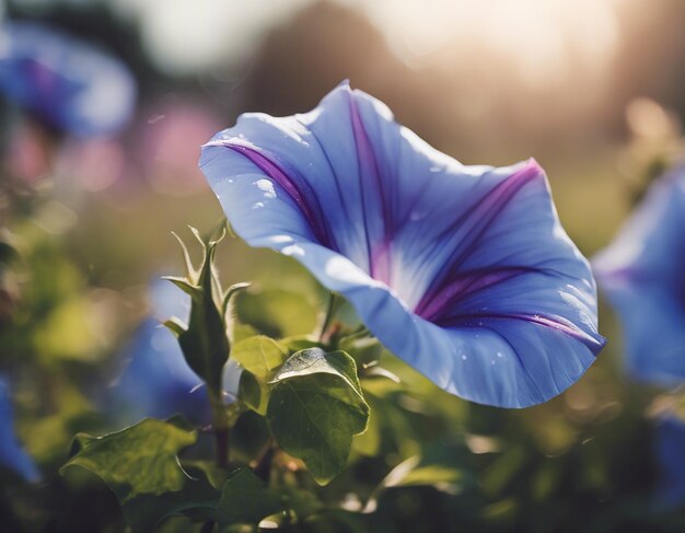 Photo a morning glory flowers