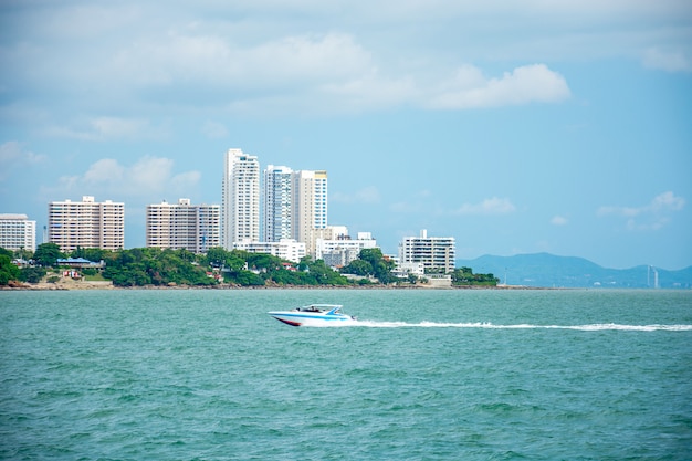 Утро в Паттайе, вид на море, Таиланд.