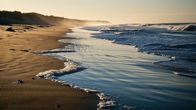 Morning Serenity Beachscape at 1920x1080 Resolution