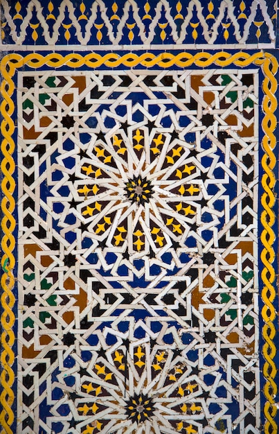 Moroccan ceramic style