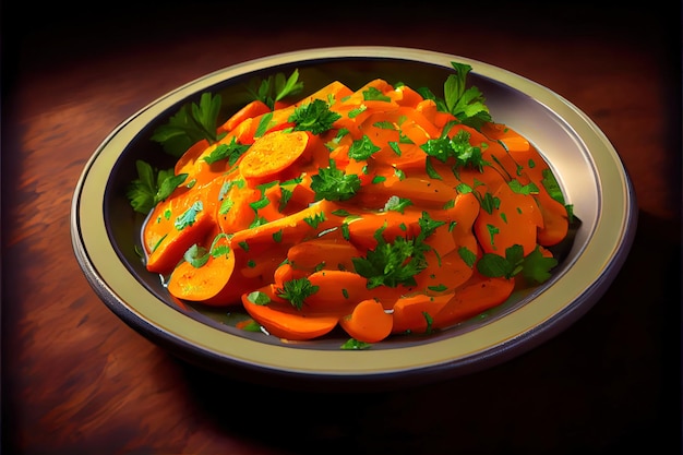 Moroccan healthy and chepest carrot salad