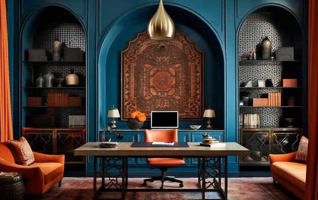 Moroccan interior office design