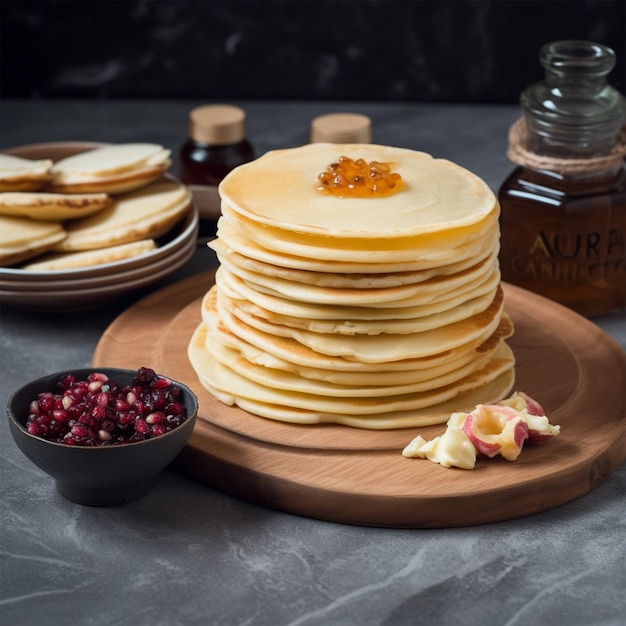 Марокканский блинный пирог Baghrir Cake