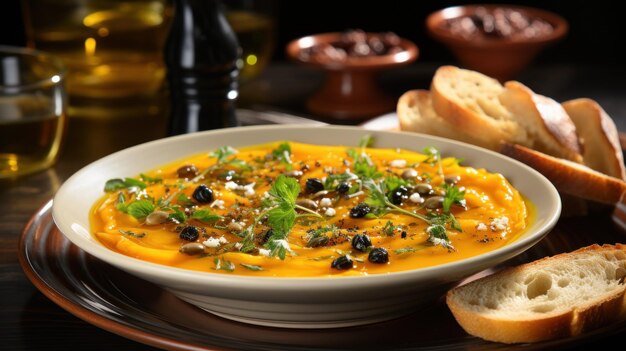 moroccan soup HD 8K wallpaper Stock Photographic Image
