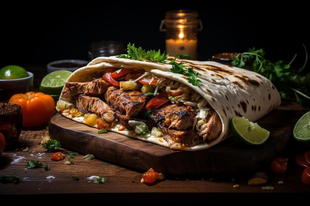 Moroccan Spiced Pork Taco