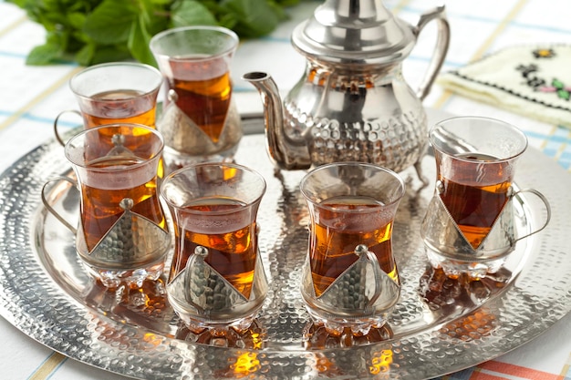 Photo moroccan tea