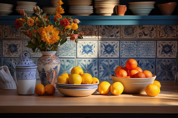 moroccan tiles kitchen splashback professional advertising photography