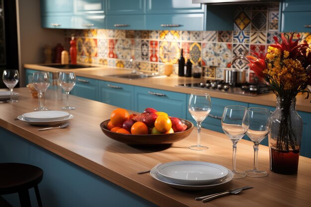 moroccan tiles kitchen splashback professional advertising photography