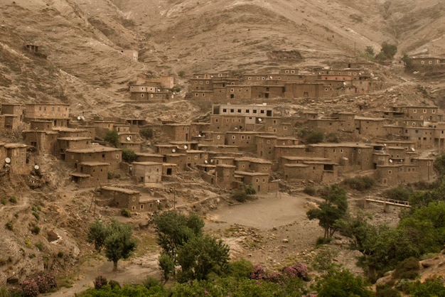 Moroccan Village in the desert