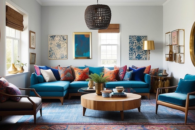 Moroccaninspired Living Room