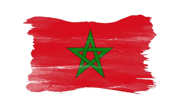 Foto bandiera del marocco bandiera nazionale