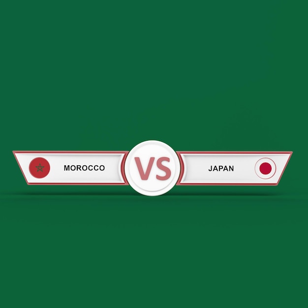 Photo morocco versus japan match